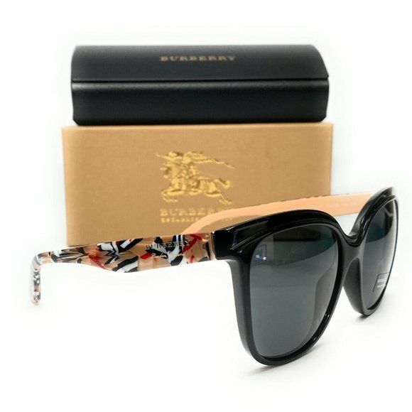 Burberry Women\'s Black Grey Butterfly Sunglasses! main image 2